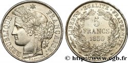 5 francs Cérès, IIe République 1850 Paris F.327/4 MS64 