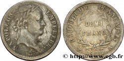 Demi-franc Napoléon Ier tête laurée, République française 1808 Paris F.177/2