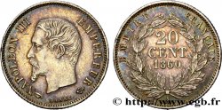 20 centimes Napoléon III, tête nue 1860 Paris F.148/13 TTB50 
