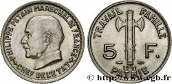 5 francs Pétain 1941  F.338/2 SUP58 
