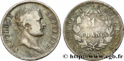 1 franc Napoléon Ier tête laurée, Empire français 1811 Nantes F.205/40