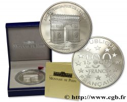 Belle Epreuve 15 écus / 100 francs - Arc de Triomphe (Paris) - Différent Abeille 1993  F5.2005 2 FDC 