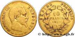 10 francs or Napoléon III, tête nue, grand module 1856 Paris F.506/3