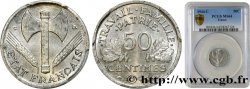 50 centimes Francisque, légère 1944 Castelsarrasin F.196/5