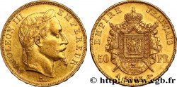 50 francs or Napoléon III, tête laurée 1865 Paris F.548/5