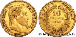10 francs or Napoléon III, tête laurée 1862 Strasbourg F.507A/2