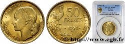50 francs Guiraud 1951 Beaumont-Le-Roger F.425/6 FDC66 PCGS