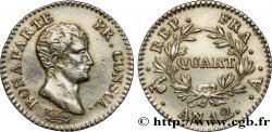 Quart (de franc) Bonaparte Premier Consul 1804 Paris F.157/1