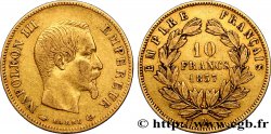 10 francs or Napoléon III, tête nue 1857 Paris F.506/4