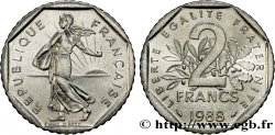 2 francs Semeuse, nickel 1988 Pessac F.272/12