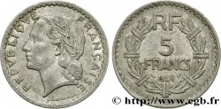 5 francs Lavrillier, aluminium, 9 fermé 1948  F.339/14
