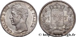 1 franc Charles X, matrice du revers à cinq feuilles 1828 Toulouse F.207/45