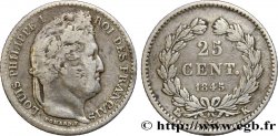 25 centimes Louis-Philippe 1845 Bordeaux F.167/3