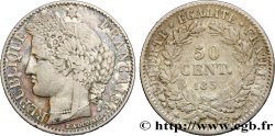 50 centimes Cérès, IIe République 1850 Strasbourg F.184/3