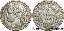 2 francs Cérès, avec légende 1871 Paris F.265/3