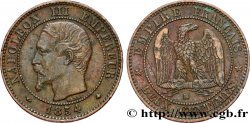 Deux centimes Napoléon III, tête nue 1854 Strasbourg F.107/11