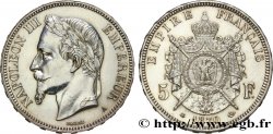 5 francs Napoléon III, tête laurée 1870 Paris F.331/16
