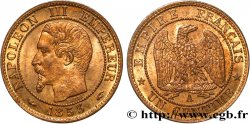 Un centime Napoléon III, tête nue 1853 Paris F.102/1