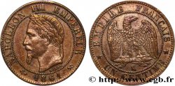 Un centime Napoléon III, tête laurée 1861 Bordeaux F.103/3
