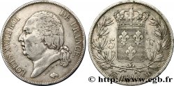 5 francs Louis XVIII, tête nue 1816 Toulouse F.309/9