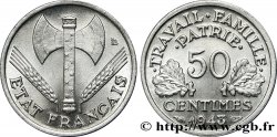 50 centimes Francisque, légère 1943  F.196/2