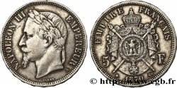 5 francs Napoléon III, tête laurée 1870 Paris F.331/16