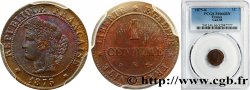 1 centime Cérès 1875 Bordeaux F.104/5 ST66 PCGS