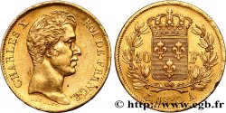 40 francs or Charles X, 2e type 1830 Paris F.544/5