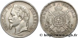 5 francs Napoléon III, tête laurée 1868 Paris F.331/12