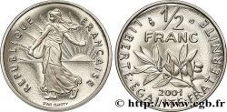 1/2 franc Semeuse, BE (Belle Épreuve) 2001 Pessac F.198/44 var.