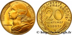 20 centimes Marianne, BE (Belle Épreuve) 2001 Pessac F.156/46 var.