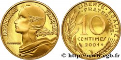 10 centimes Marianne, BE (Belle Épreuve) 2001 Pessac F.144/45 var.