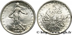 5 francs Semeuse, argent 1960 Paris F.340/4