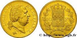 40 francs or Louis XVIII 1816 Bayonne F.542/3
