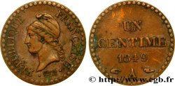 Un centime Dupré, IIe République 1849 Paris F.101/2