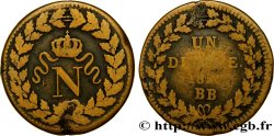 Un décime à l’N couronnée 1814 Strasbourg F.131/3