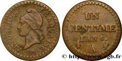 Un centime Dupré, 6 normal 1798 Paris F.100/3
