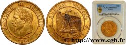 Dix centimes Napoléon III, tête laurée 1861 Paris F.134/4