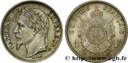 1 franc Napoléon III, tête laurée 1866 Strasbourg F.215/4 SUP62 