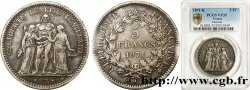 5 francs Hercule 1871 Bordeaux F.334/5 TB35 PCGS