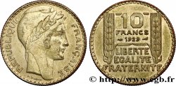 Concours de 10 francs, essai de Turin en bronze-aluminium argenté 1929 Paris GEM.169 2