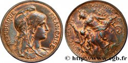 5 centimes Daniel-Dupuis, Fautée Coins Tournés 1904  F.119/14