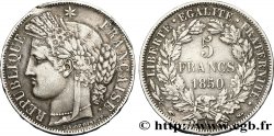 5 francs Cérès, IIe République 1850 Paris F.327/4 TTB40 