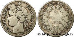 2 francs Cérès, avec légende 1872 Paris F.265/8