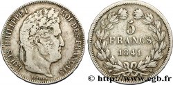 5 francs IIe type Domard 1841 Lille F.324/94