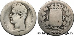 1 franc Charles X, matrice du revers à quatre feuilles 1829 Lyon F.207A/16