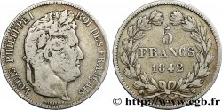5 francs IIe type Domard 1842 Lille F.324/99