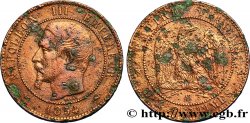 Dix centimes Napoléon III, tête nue 1854 Paris F.133/11