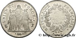 5 francs Union et Force, Union desserré, avec glands intérieurs et gland extérieur 1797 Paris F.291/3