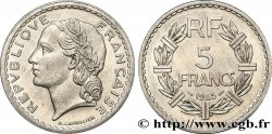 Essai de 5 francs Lavrillier, aluminium 1945 Paris F.339/1 SPL63 